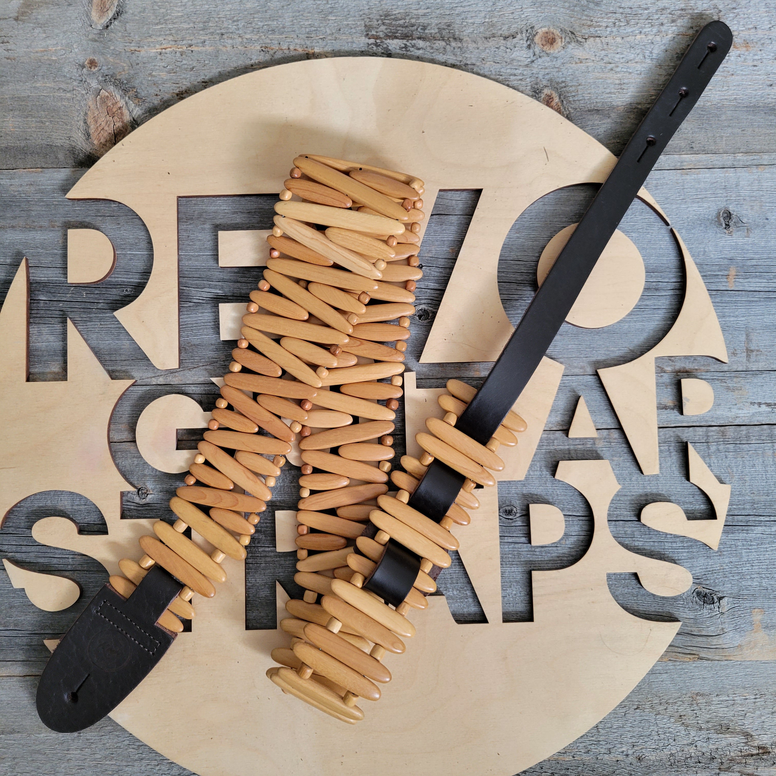 Revo Blonde Gordo Guitar Strap | Revo Guitar Straps