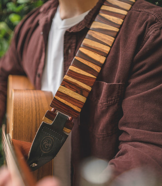 Cocobolo Revo Guitar Strap