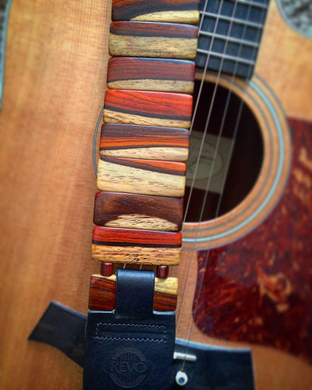 Cocobolo Revo Guitar Strap