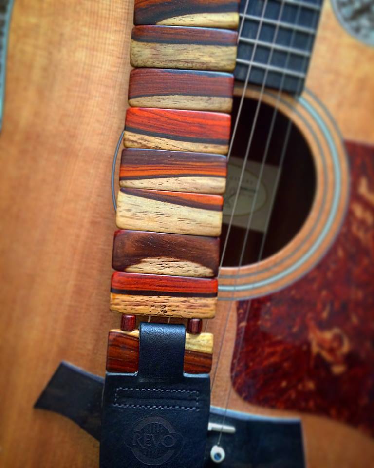 Cocobolo Revo Guitar Strap