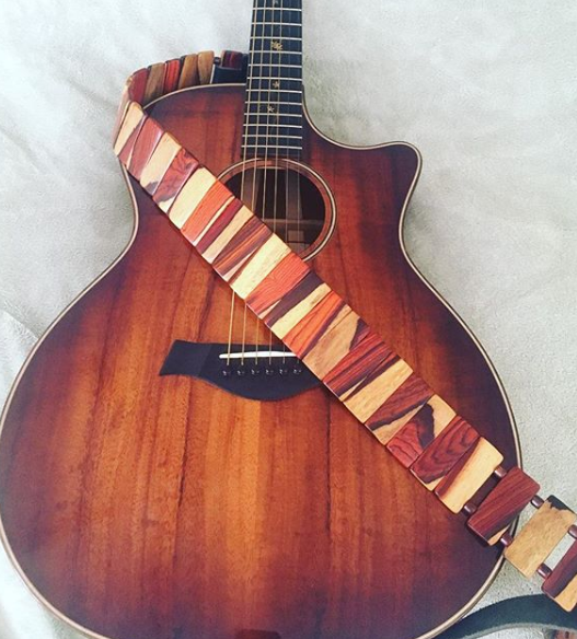 Cocobolo Revo Guitar Strap