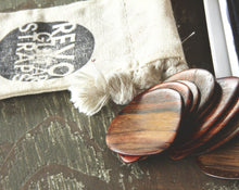 Rosewood Guitar Picks (8 Picks)