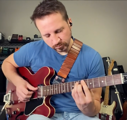 Mahogany Revo Guitar Strap