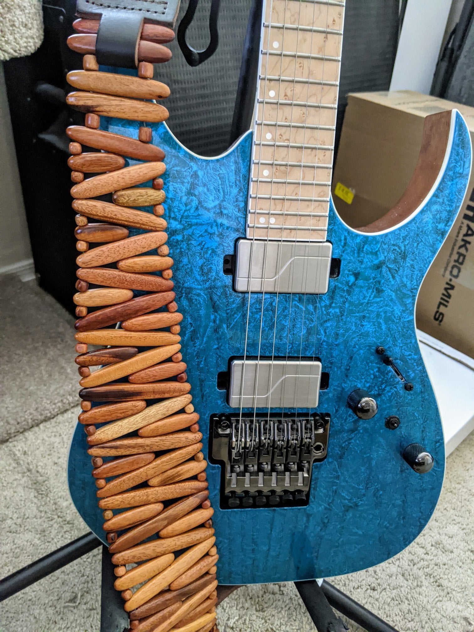 Tigerwood Gordo Guitar Strap