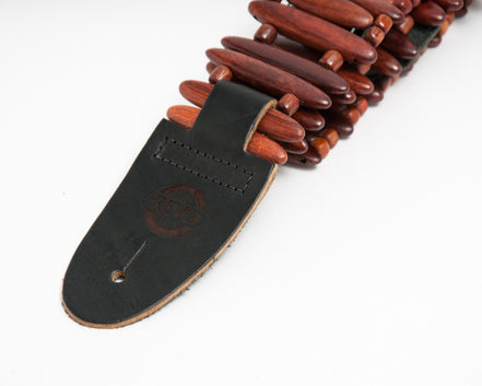 Mahogany Bullet Guitar Strap