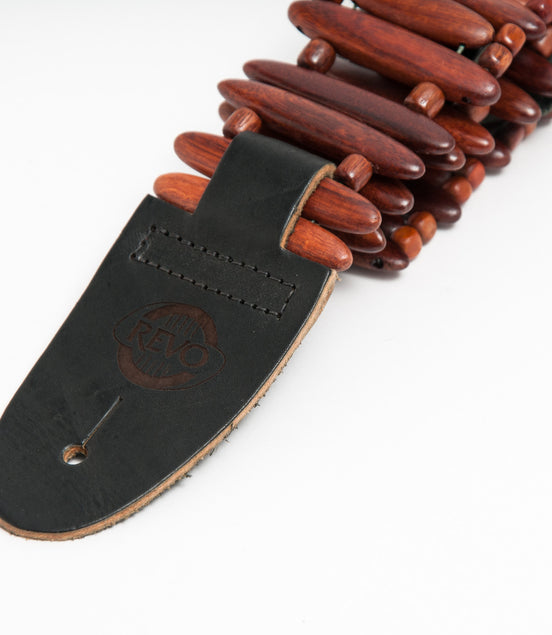 Mahogany Bullet Guitar Strap