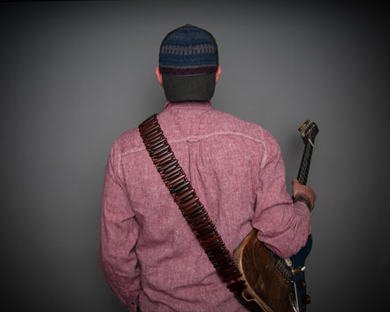 Rosewood Bullet Guitar Strap