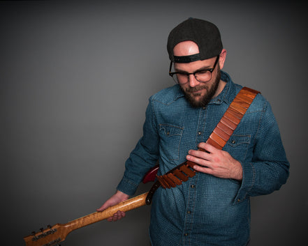 Mahogany Revo Guitar Strap