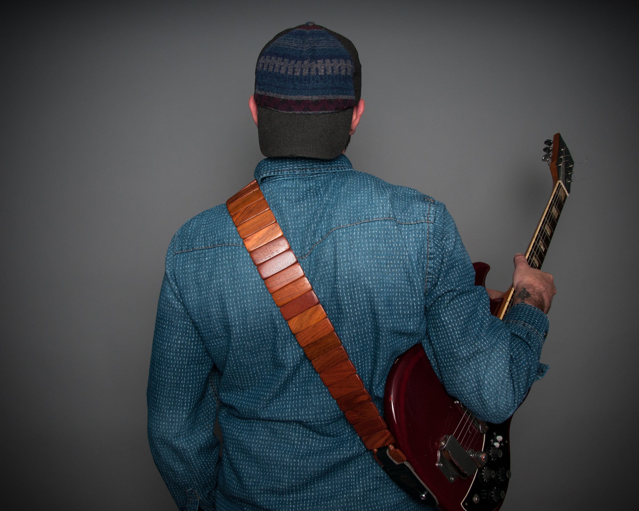 Mahogany Revo Guitar Strap