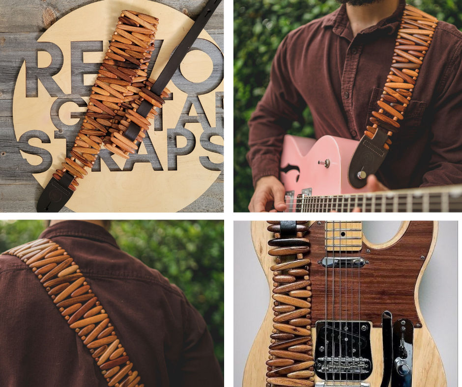 Tigerwood Gordo Guitar Strap